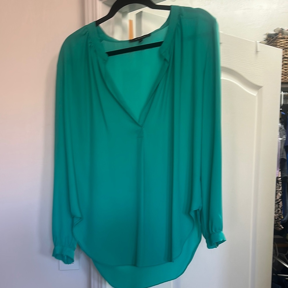 Elegant Teal Women's Blouse